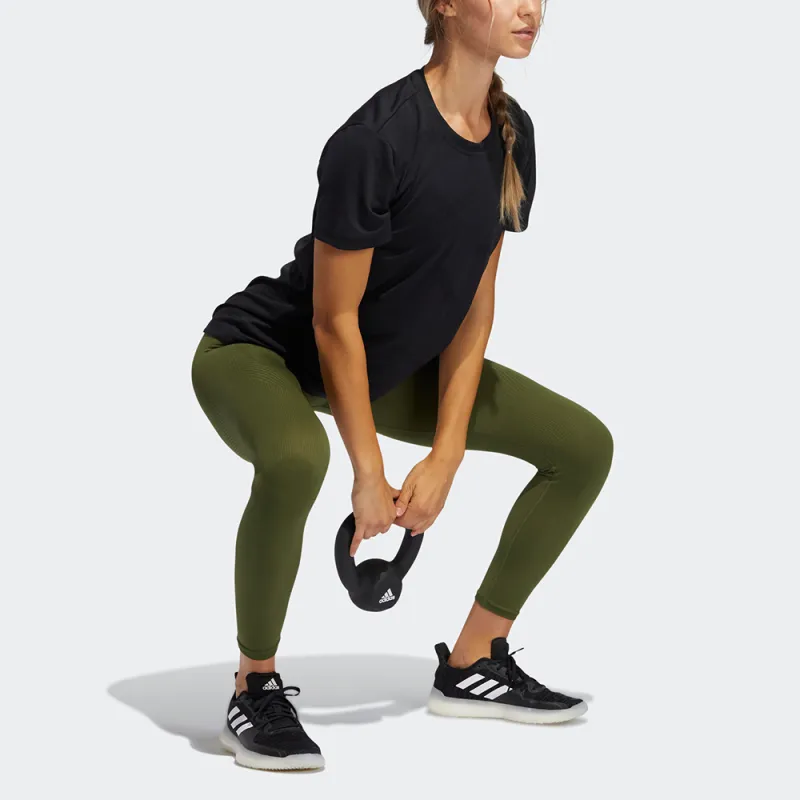 Adidas AEROKNIT T-Shirt Women's Black-1