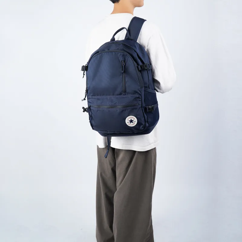 Converse Recycled Polyester Backpack Unisex Obsidian Blue-3