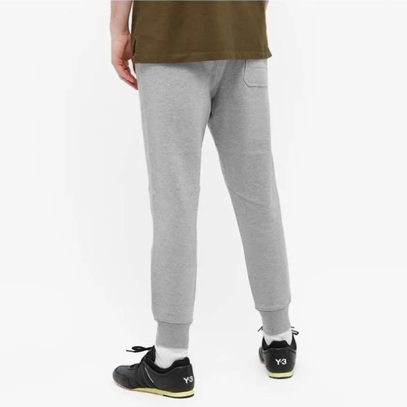 Y 3 Drawstring waist Cotton Track Trousers-4