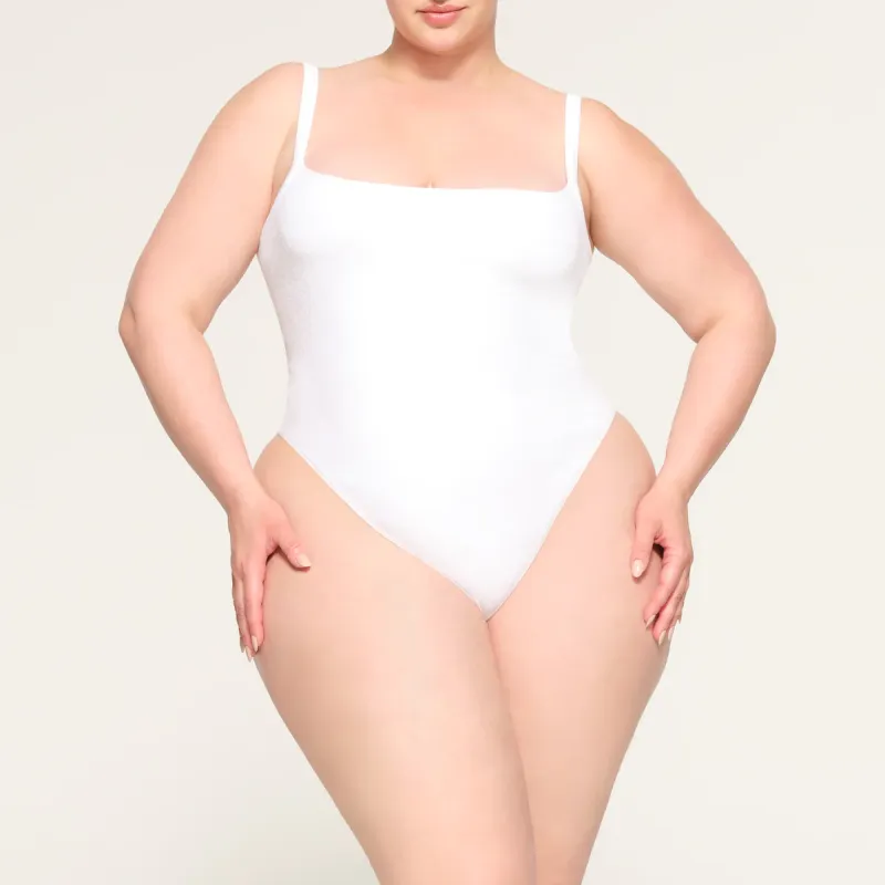 Skims Bodysuits Women's White-1