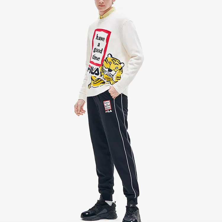 FILA x Have A Good Time Co-branded Year Of The Tiger Collection Sweater Unisex Cloud White-5