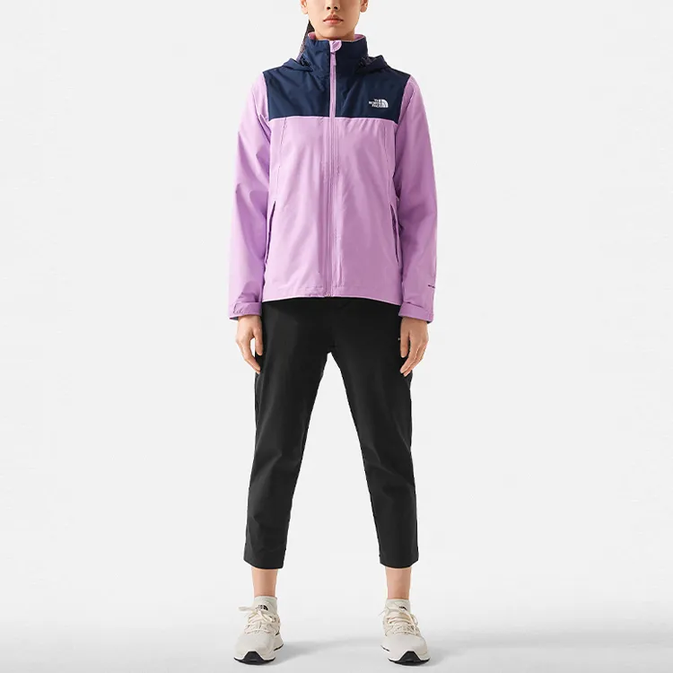 THE NORTH FACE City Outdoor Collection Windbreaker Jackets Unisex Purple-1