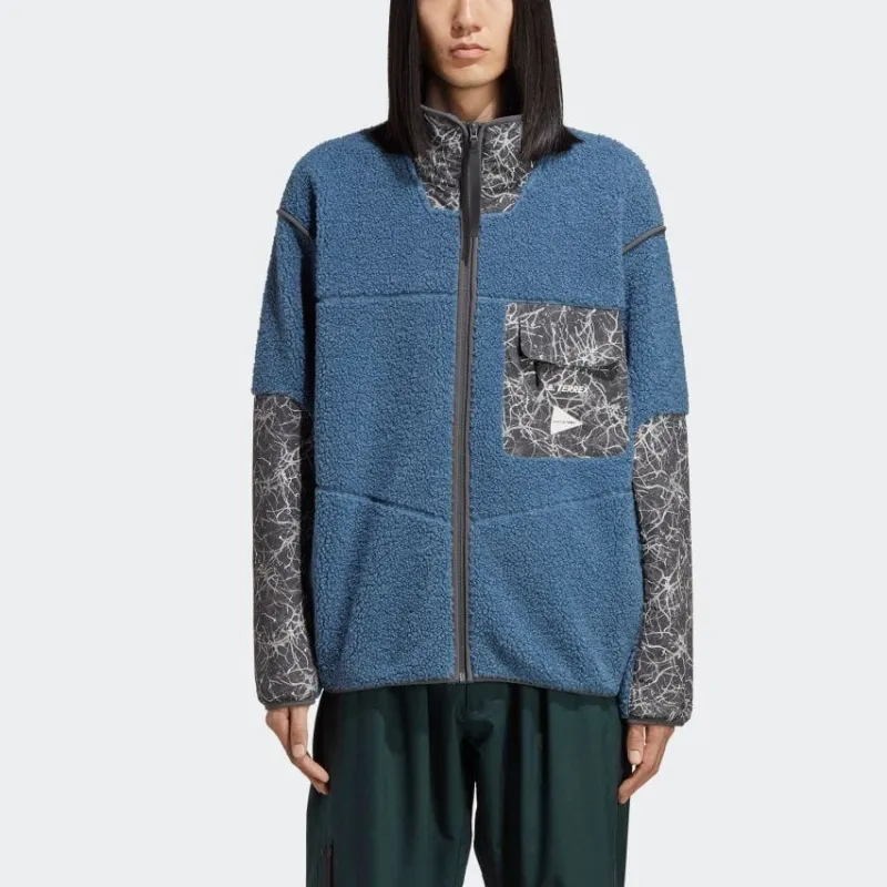 And Wander X Adidas Jackets Men Blue-2