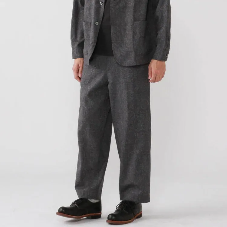 Beams Casual Pants Men Batik Gray-3