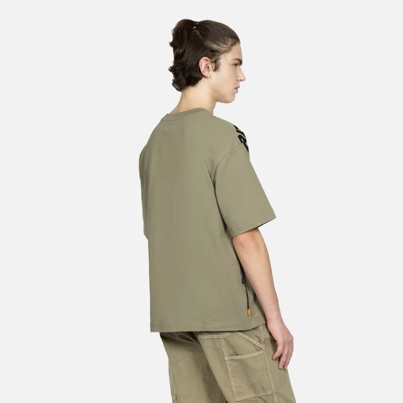 EVISU T Shirt Unisex Army Green-4