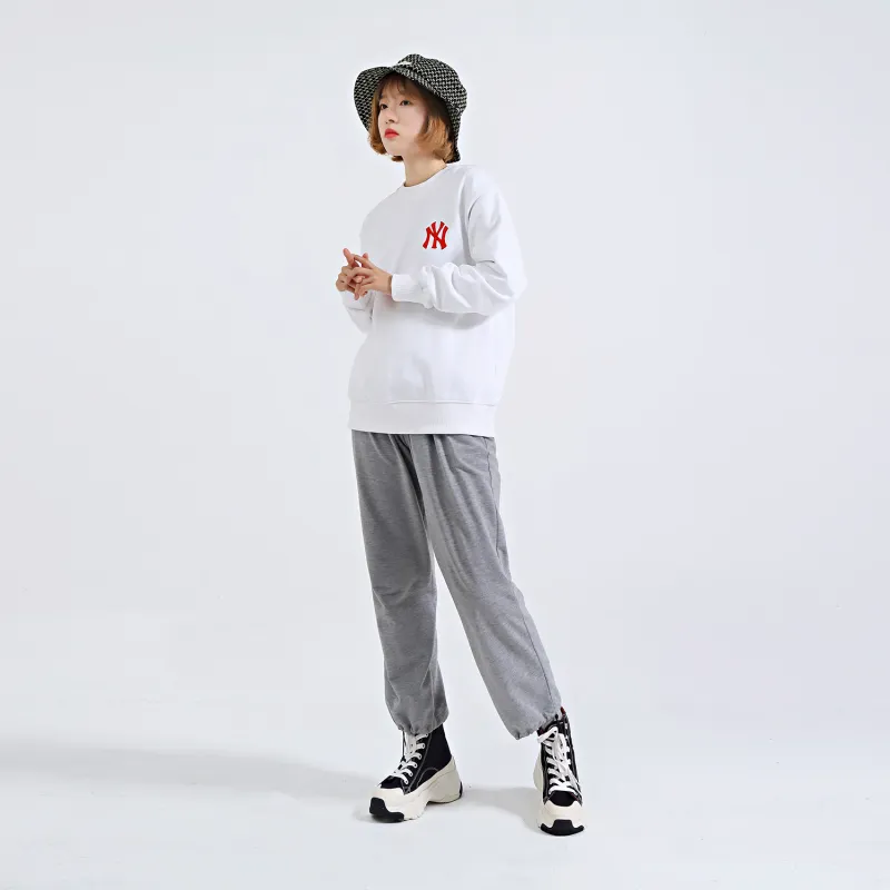 MLB Heart Love Sweatshirts Unisex White-2