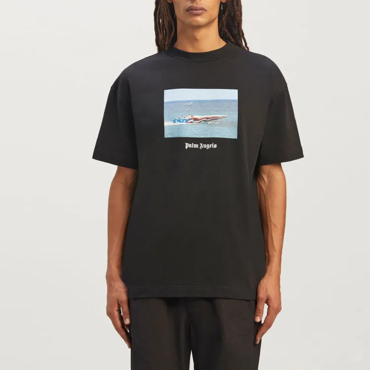 PALM ANGELS Getty Speedboat Classic Tee-1