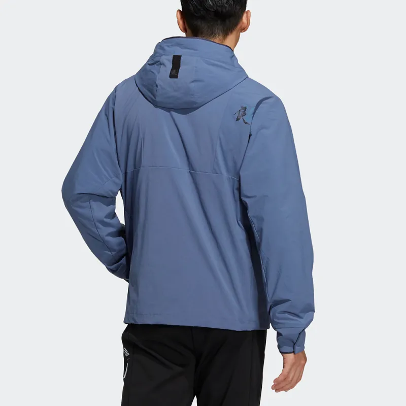 Adidas Wuji Series Jackets Men Sky Blue-2