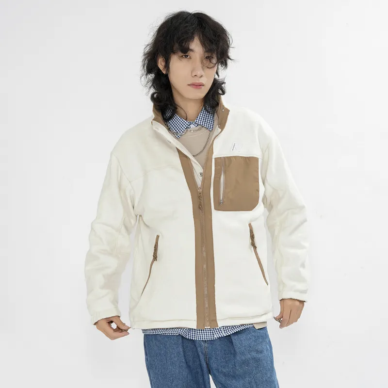 New Balance IU Velvet Jackets Unisex Khaki-4