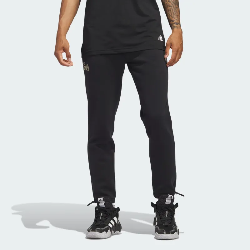 Adidas Knitted Sweatpants Men Black-1