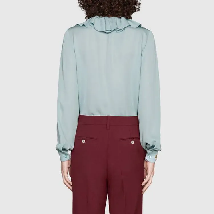 GUCCI Shirts Women's Light Blue-2