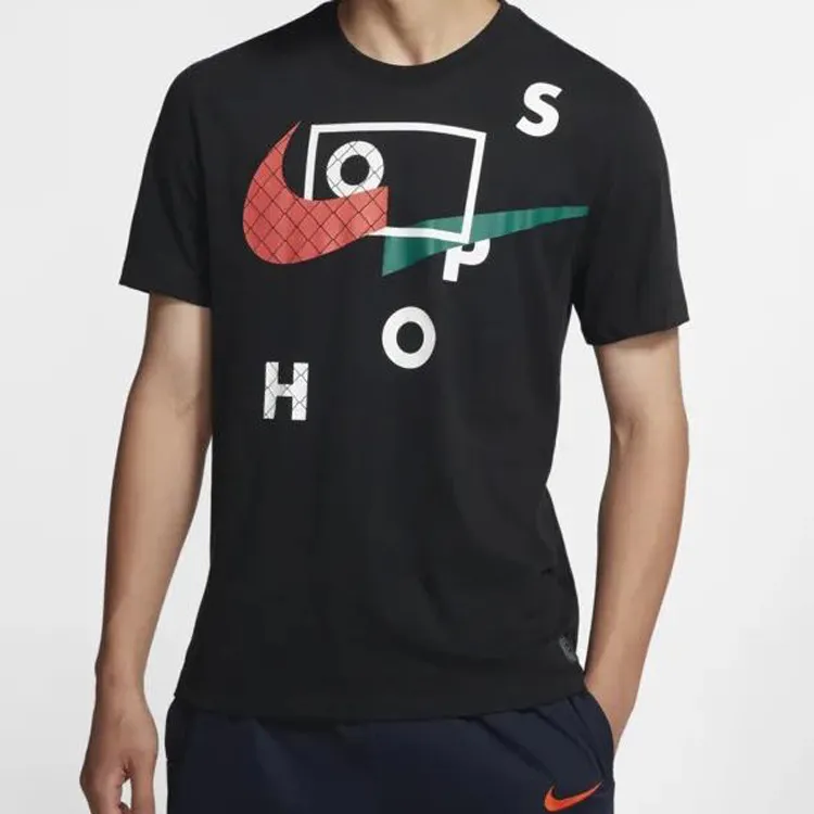 Nike Set-in Sleeve T-Shirt Men's Black-2