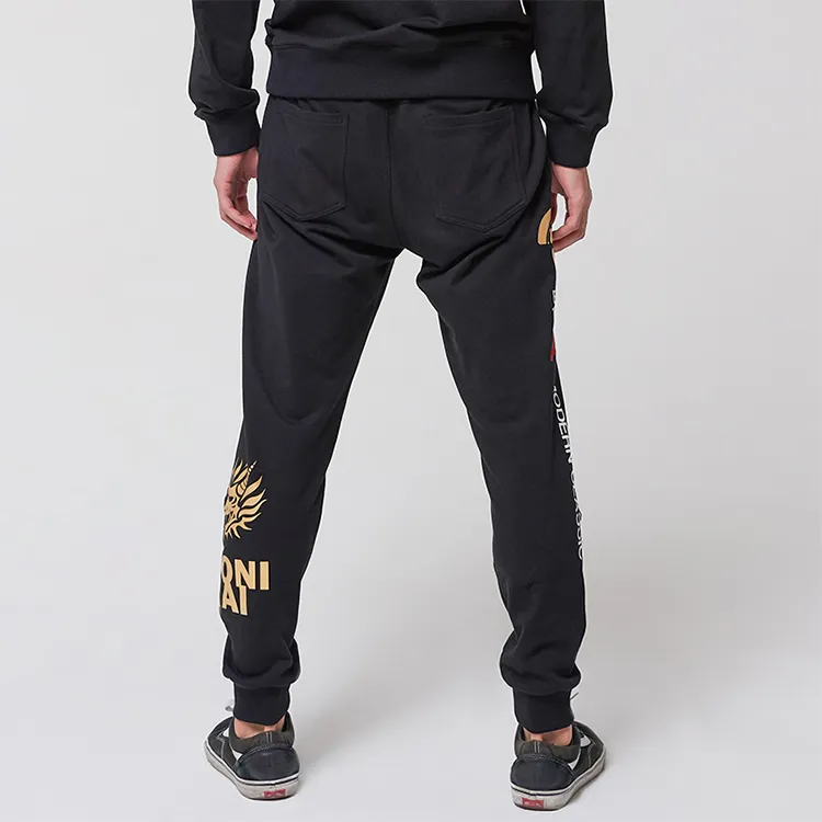 ONIARAI Knitted Sweatpants Men Black-3