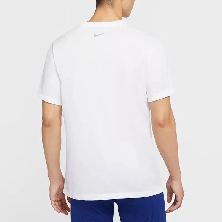 Nike T Shirts Men White-3