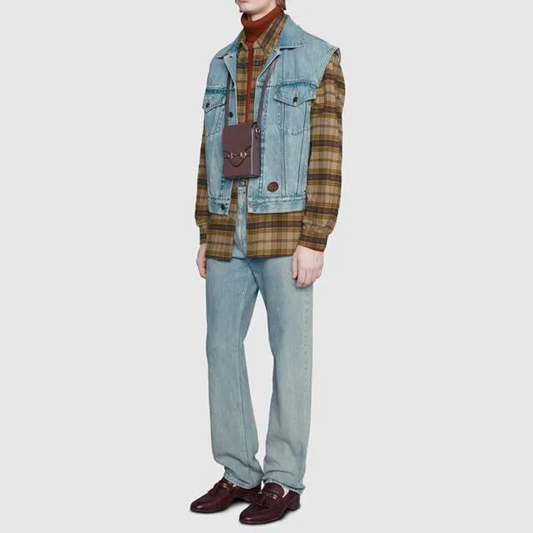 GUCCI Sweaters Men Red Brown-3