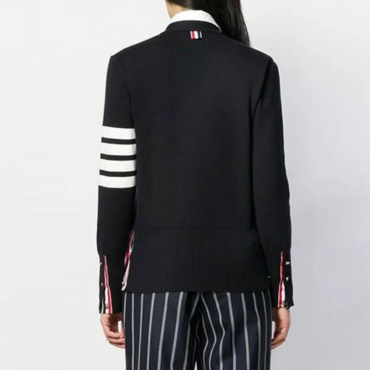 THOM BROWNE 4 Bar Stripe Cardigan-3
