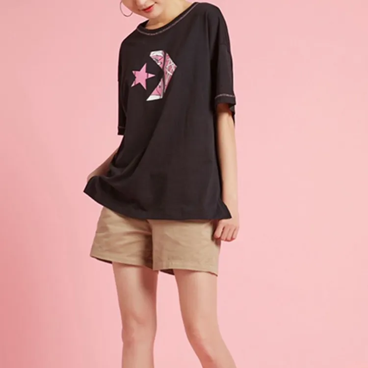 Converse T Shirt Women's Ink Black-3