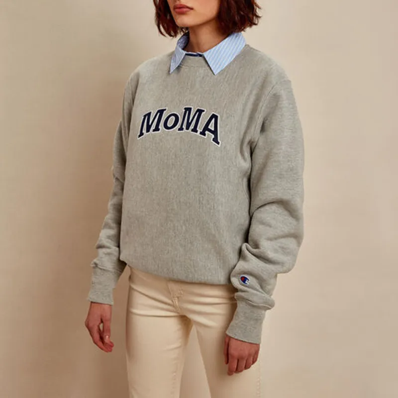 Champion x Moma Sweatshirt US Version Unisex-2