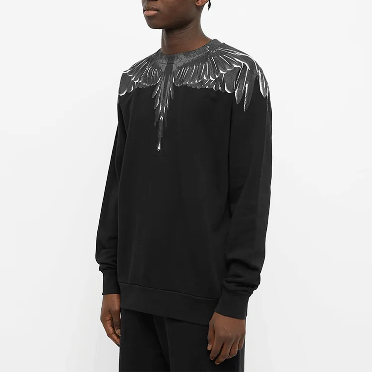 Marcelo Burlon Wings print Crew neck Sweatshirt-2