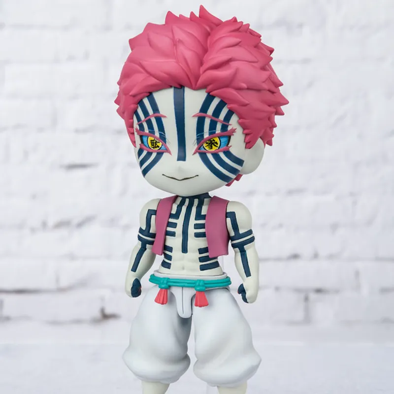 BANDAI Japan Demon Slayer Kimetsu No Yaiba Figuarts Mini Akaza Collectible Pvc Figure-2