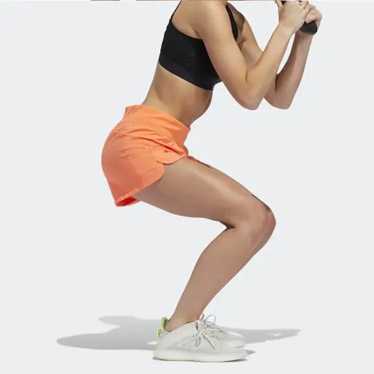 Adidas Casual Shorts Women's Coral Pink-4