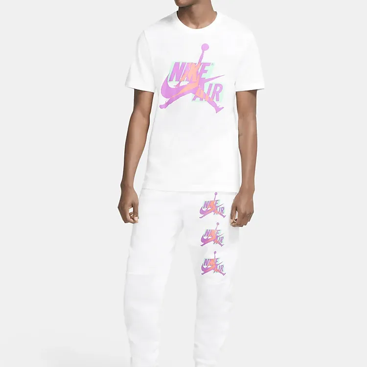 Jordan Set-in Sleeve T-Shirt Men's White-4
