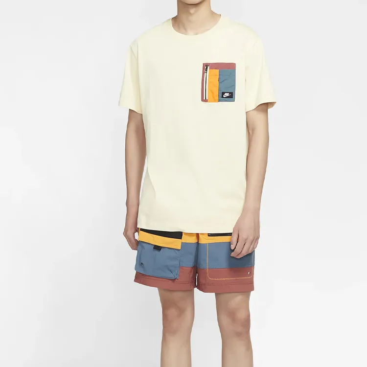 Nike T-Shirts Men Fossil Gray-4