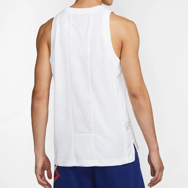 Jordan Basketball Jerseys Men's White-3