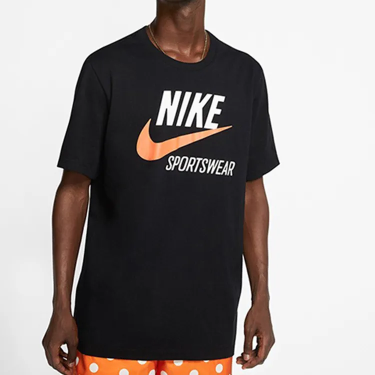 Nike Set-in Sleeve T-Shirt Men's Black-3