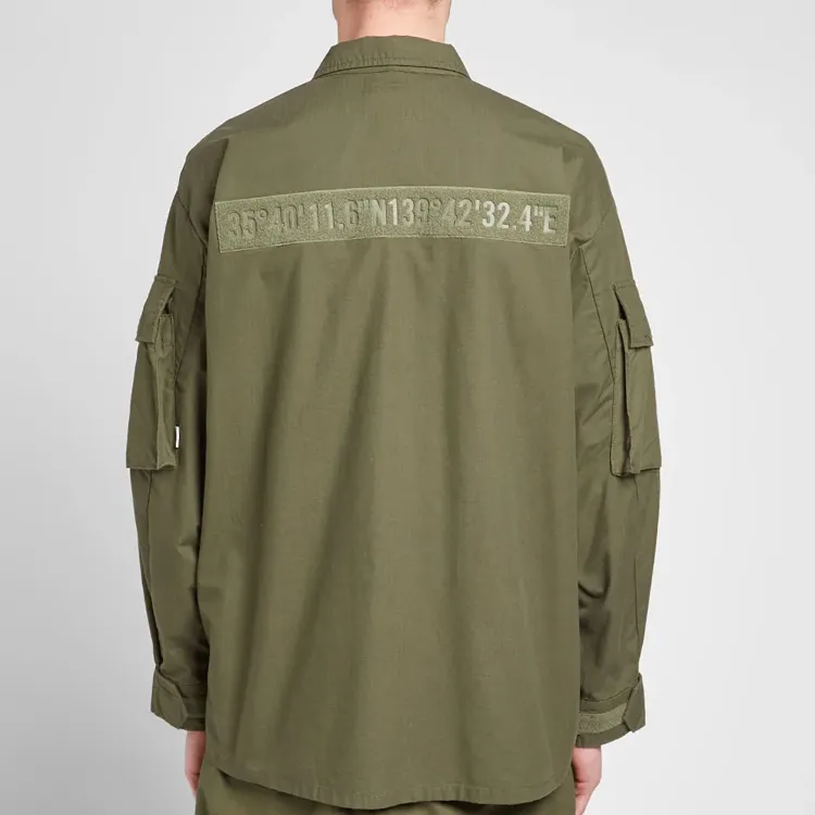 WTAPS Shirts Men Olive Green-2
