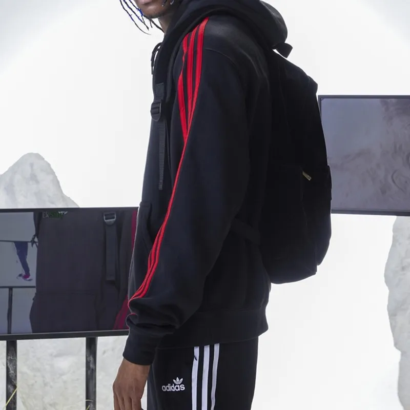 Adidas Originals Polyester Backpack Regular Unisex Black-2