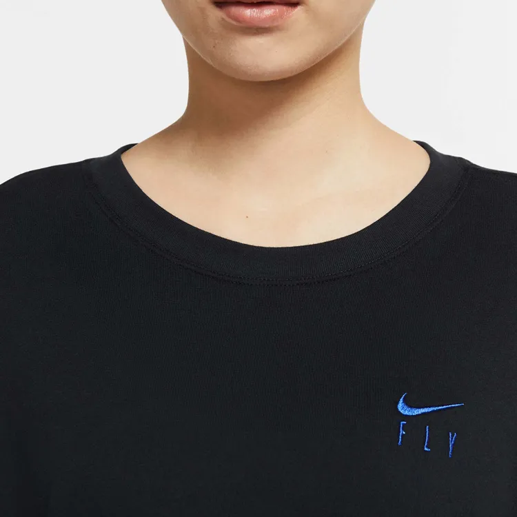 Nike Set in Sleeve T Shirt Women's Black-3