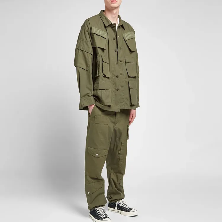 WTAPS Shirts Men Olive Green-3