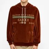 GUCCI Sweatshirts Men Brown