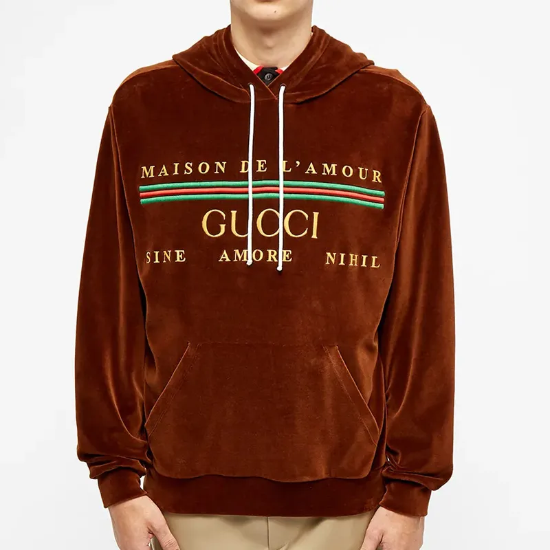 GUCCI Sweatshirts Men Brown-2