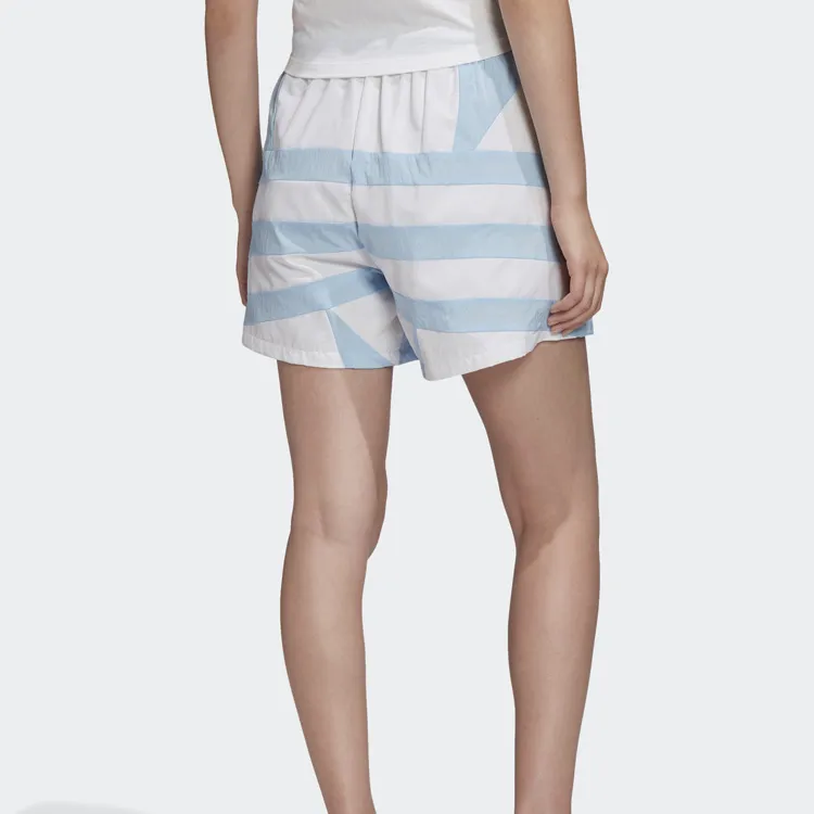 Adidas Originals LRG Casual Shorts Women's Pink/Blue-4