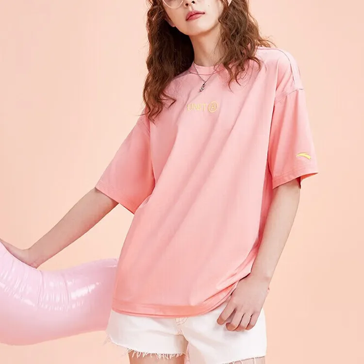 ANTA Life Collection T Shirts Women's Pomegranate Powder-2