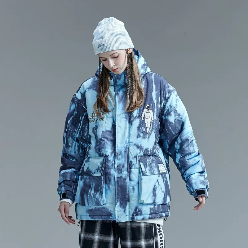 Guuka Puffer Jacket Unisex Blue-5