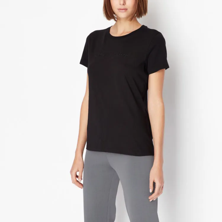 ARMANI EXCHANGE T Shirts Women's Black-3
