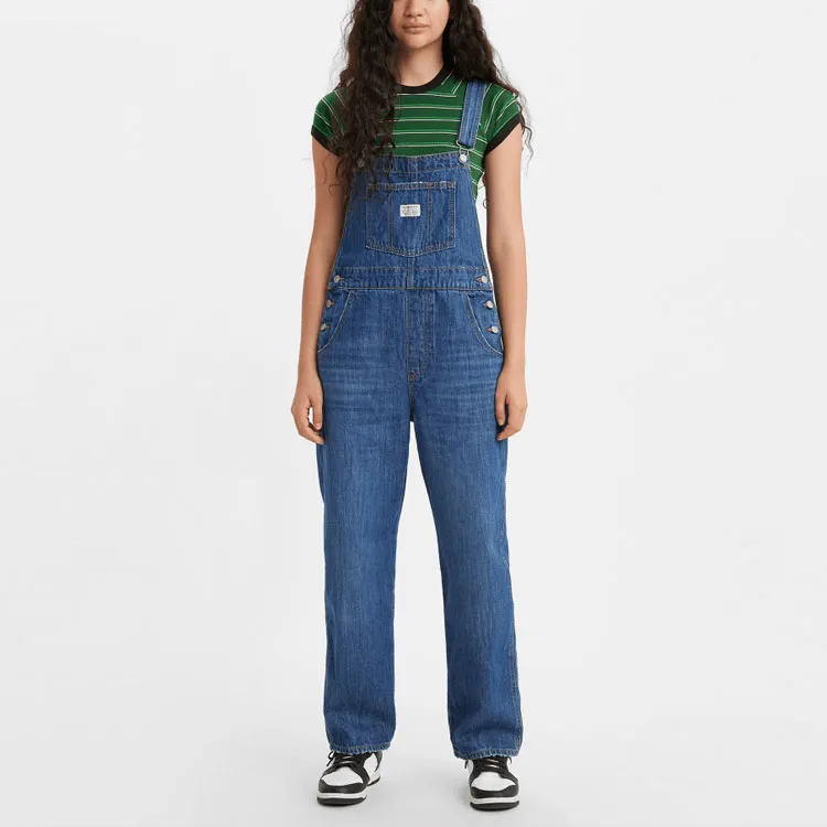 Levis Overalls Women's Blue-2