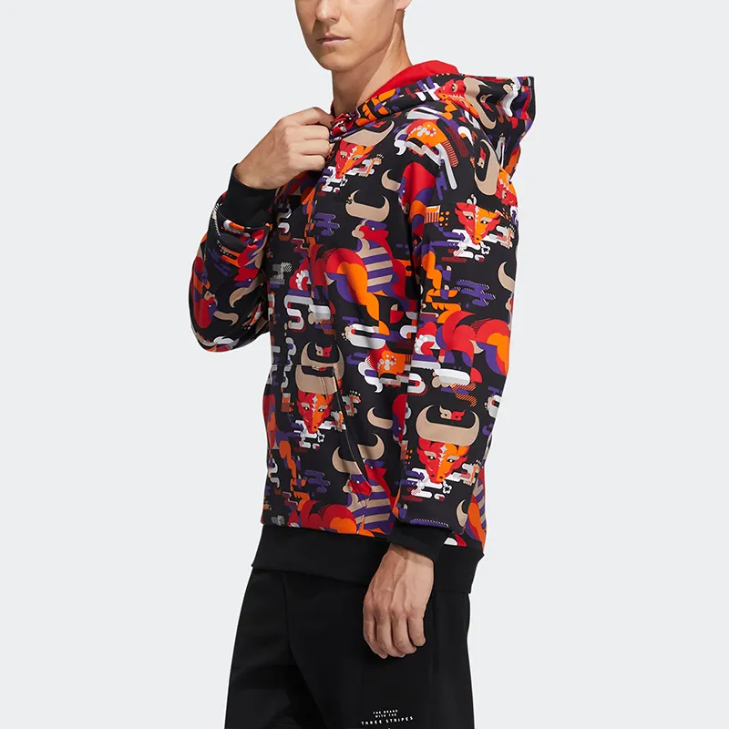 Adidas CNY Collection Sweatshirts Men Scarlet-4
