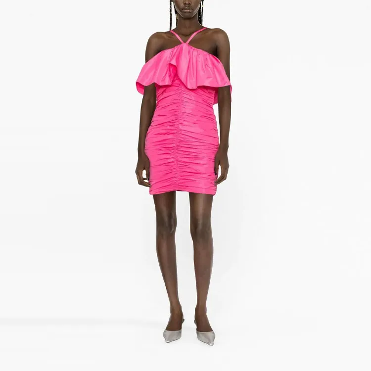 MSGM Sleeveless Dresses Women's Peach Pink-1