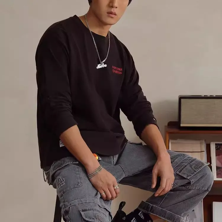 New Era Knitwear Men Black-3