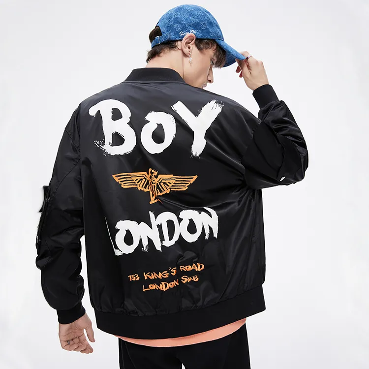 Boy London FW21 Loose Fit Jacket Unisex Black-4