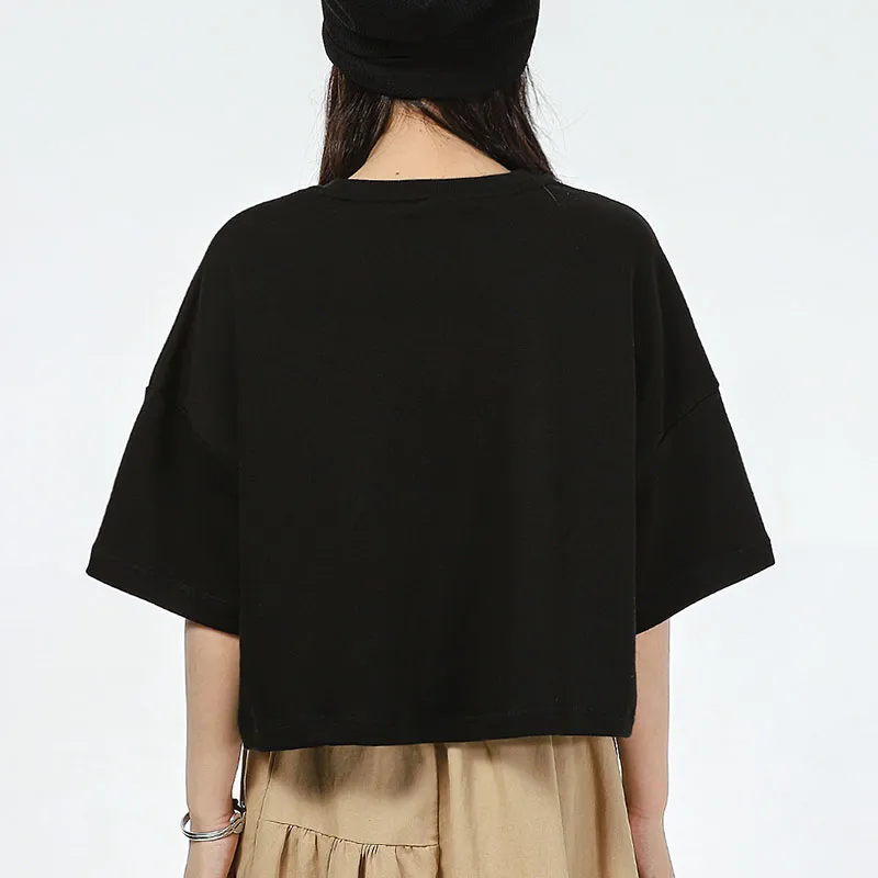 PUMA Crop Tops Women's Black-4