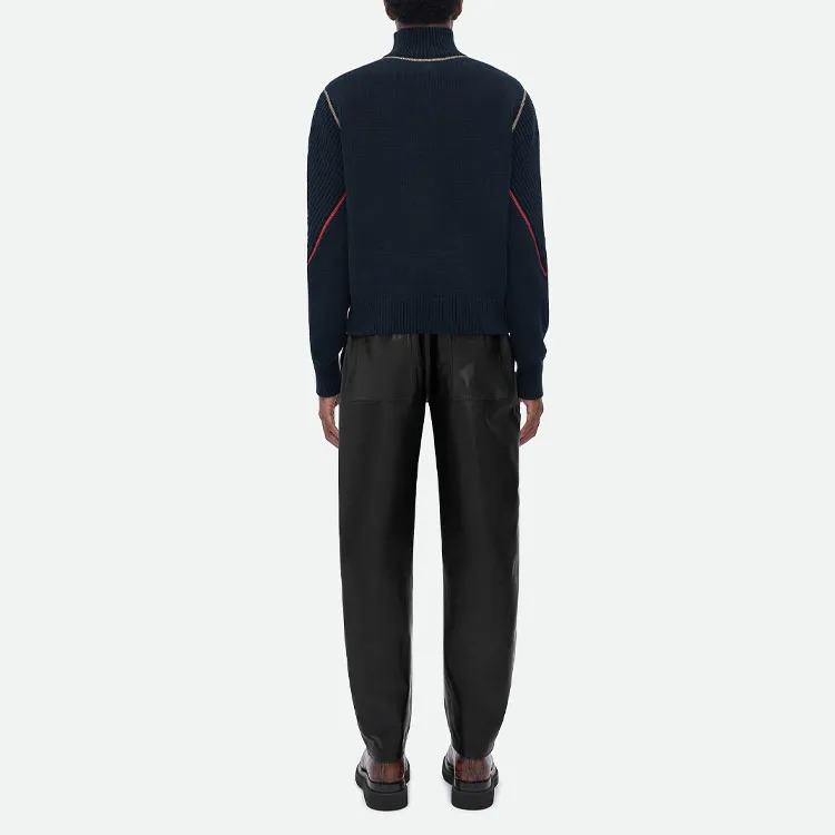 Bottega Veneta Cashmere Sweaters Men Blue-3