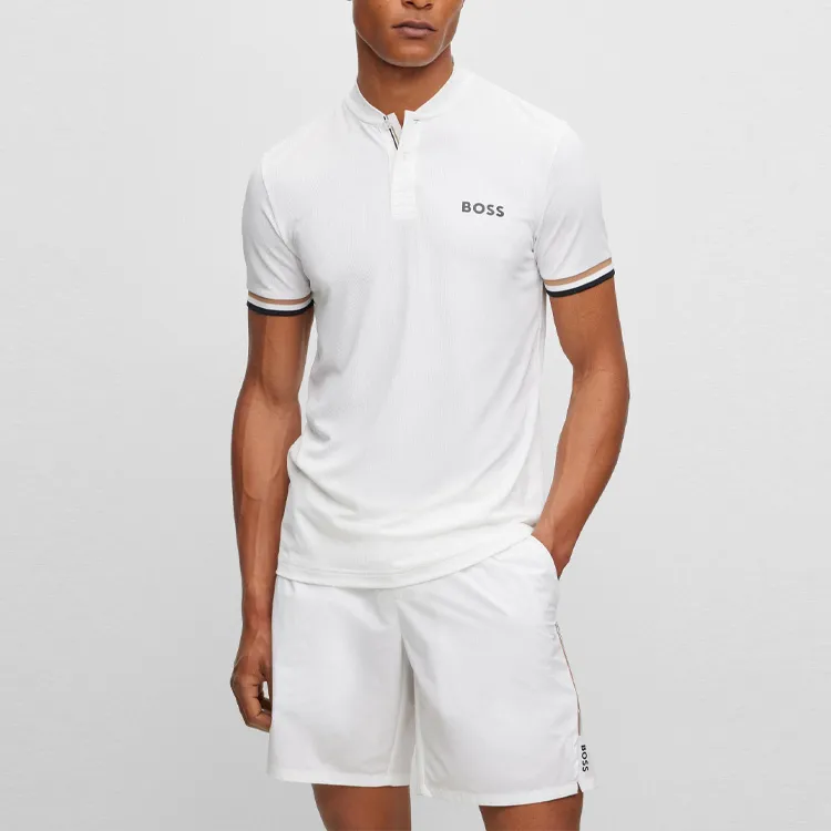 HUGO BOSS Polo Shirts Men White-2