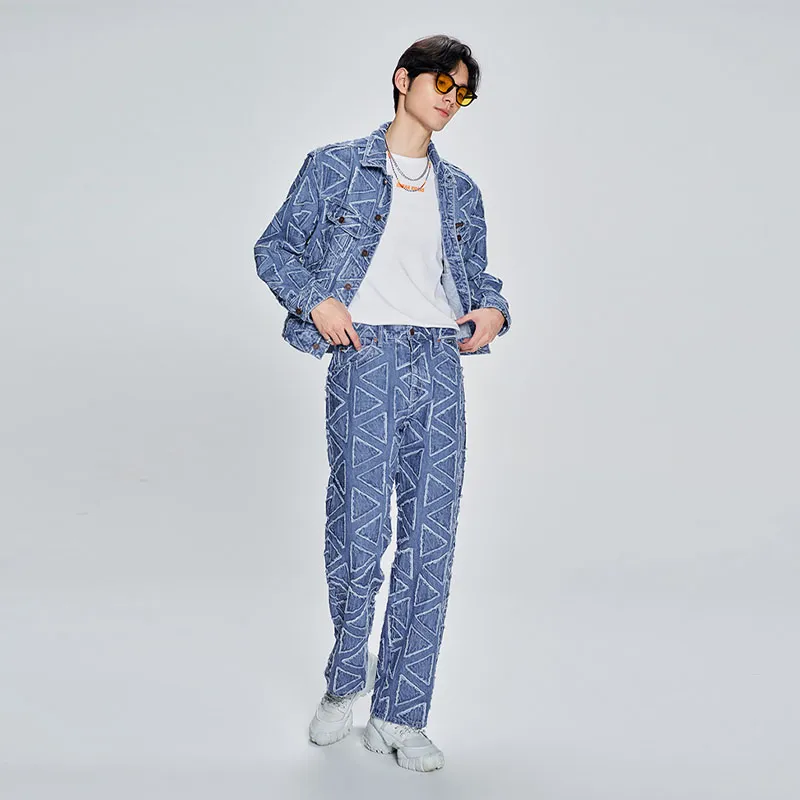 Randomevent X Lee X RANDOMEVENT Jeans Unisex Medium Blue-2