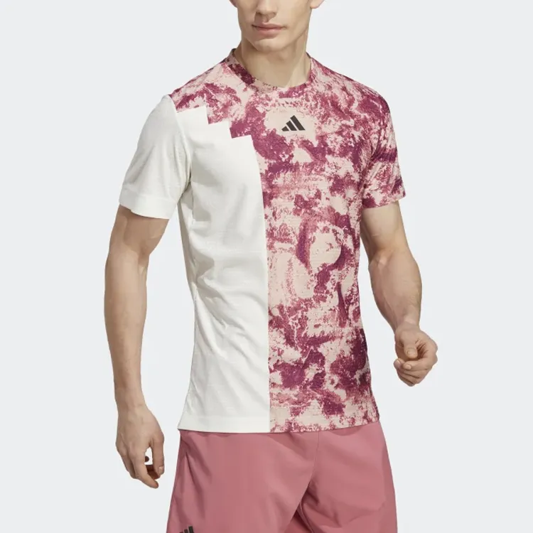 Adidas SS23 French Open Series T-Shirts Men Red-1