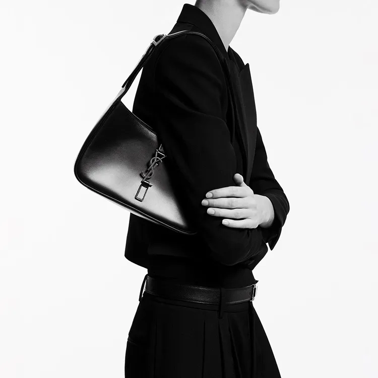 SAINT LAURENT LE5A7 Smooth Cow Leather Shoulder Bag Handbag Shoulder Bag Women's Rose Sand-5
